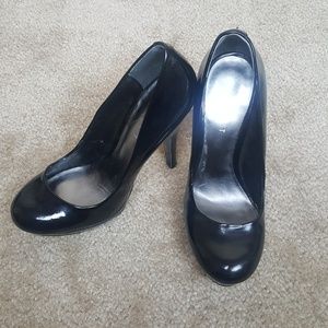 Nine West Black Patent Leather Pumps